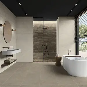 Mosaic tile, Effect wood, Color brown, Unglazed porcelain stoneware, 33x44 cm, Finish matte