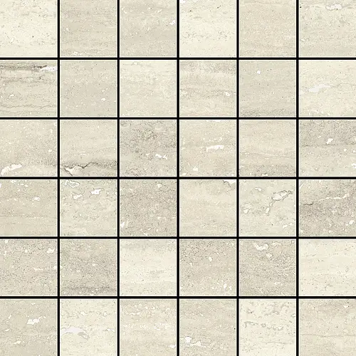 Aleluia Ceramics, Pure Travertine, DC4046_MosaicPureTravertineBeigeNatural