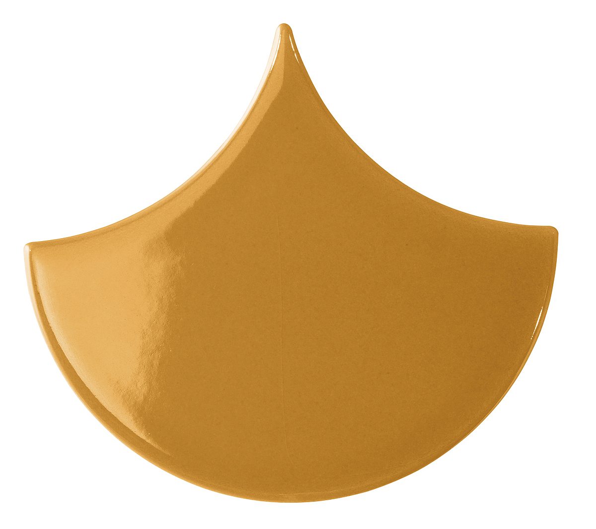 Carrelage Scales de Aleluia, Céramique, 13.5x15 cm, Surface brillante, Teinte orange,