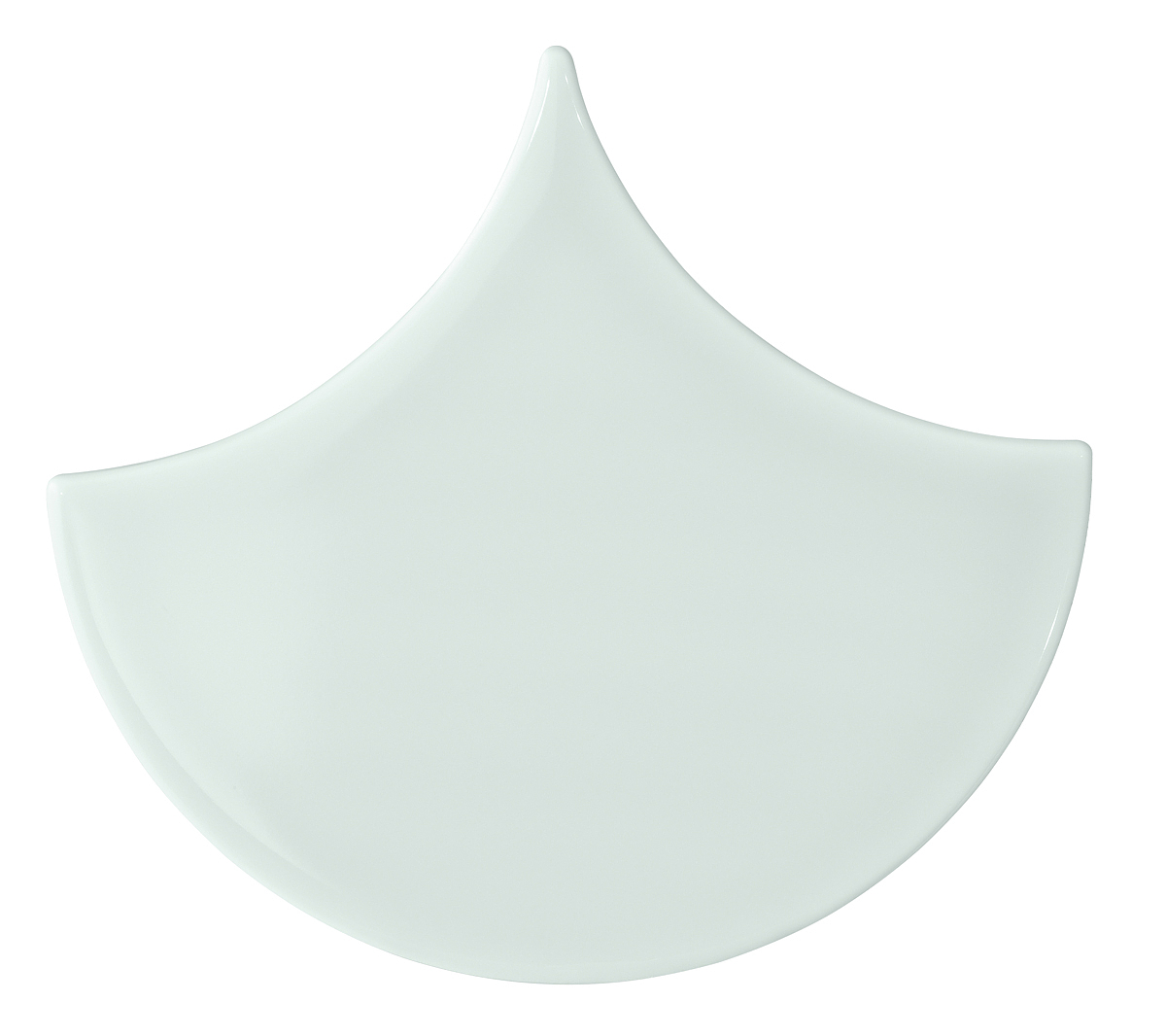 Carrelage Scales de Aleluia, Céramique, 13.5x15 cm, Surface brillante, Teinte bleu clair,