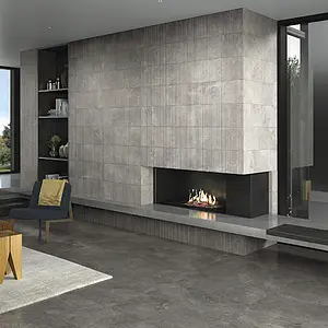 Background tile, Effect stone, Color grey, Ceramics, 30x90 cm, Finish Honed