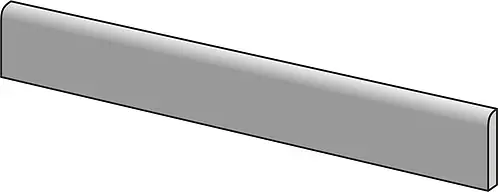 Aleluia Ceramics, Stone Age, Stone Age Skirting Antracite Natural ret