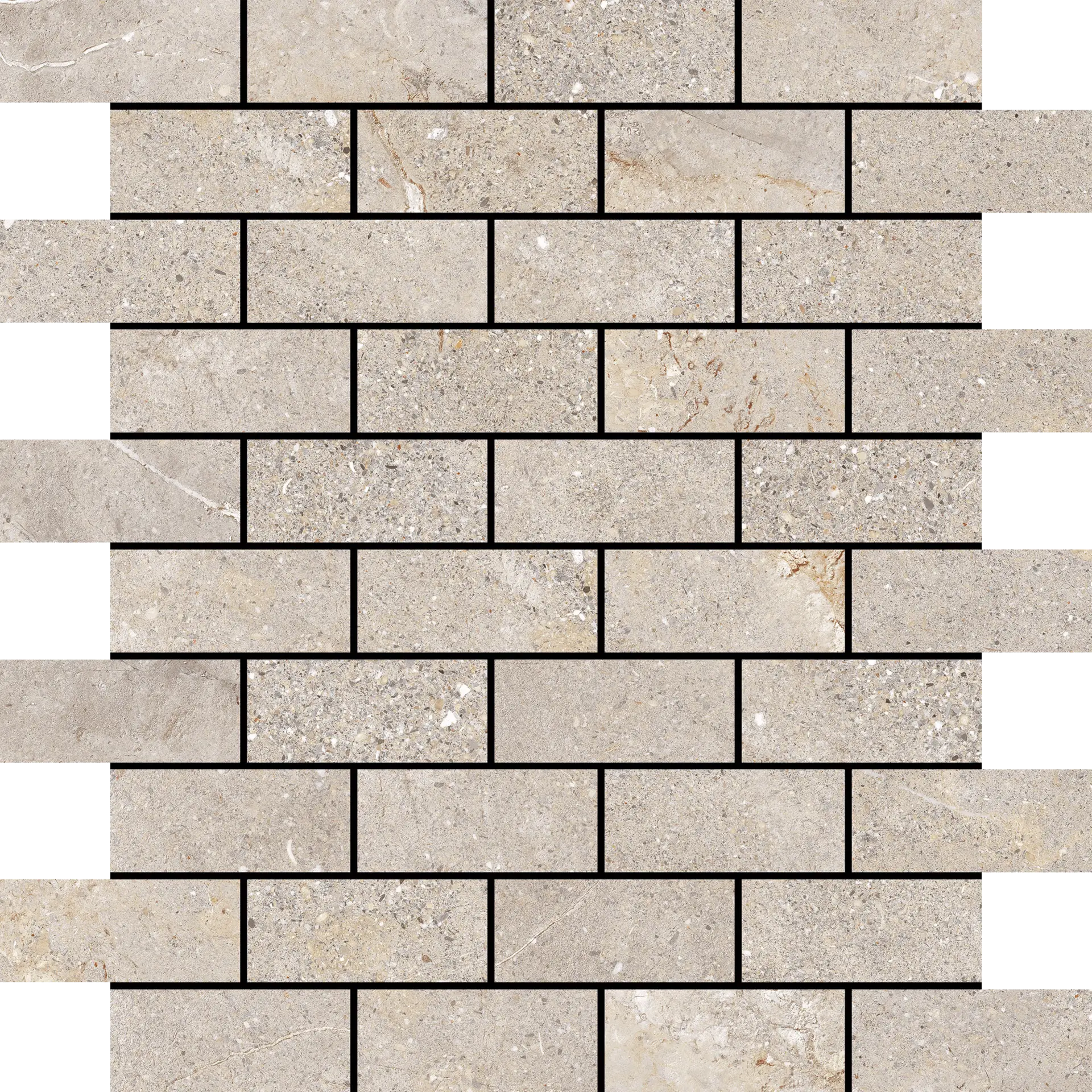 DC3002_Stone_age_mosaic_greige_satin Aleluia Stone Age