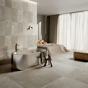 Background tile, Effect other stones, Color beige, Glazed porcelain stoneware, 30x60 cm, Finish matte