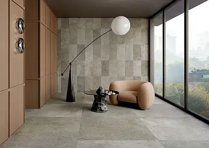 Background tile, Effect other stones, Color grey, Glazed porcelain stoneware, 30x60 cm, Finish matte