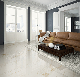 Background tile, Effect other marbles, Color white, Glazed porcelain stoneware, 60x120 cm, Finish polished