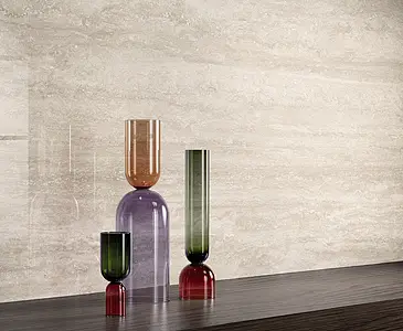 Background tile, Effect other marbles, Color beige, Glazed porcelain stoneware, 120x278 cm, Finish polished
