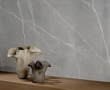 Background tile, Effect other marbles, Color grey, Glazed porcelain stoneware, 120x278 cm, Finish polished