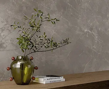 Background tile, Effect other marbles, Color brown, Glazed porcelain stoneware, 120x278 cm, Finish Honed