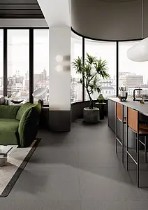 Background tile, Effect concrete, Color grey, Style loft, Glazed porcelain stoneware, 80x80 cm, Finish matte