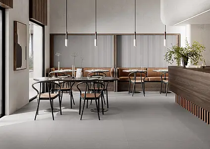 Background tile, Effect concrete, Color grey, Style loft, Glazed porcelain stoneware, 60x120 cm, Finish matte