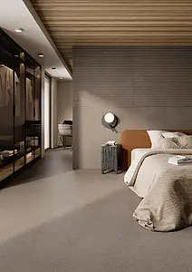 Background tile, Effect concrete, Color brown, Style loft, Glazed porcelain stoneware, 80x80 cm, Finish matte