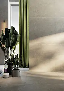 Hintergrundfliesen, Optik beton,andere steine, Farbe graue, Glasiertes Feinsteinzeug, 60x120 cm, Oberfläche matte