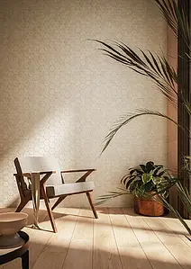 Mosaik, Optik beton,andere steine, Farbe beige, Glasiertes Feinsteinzeug, 27.4x31.7 cm, Oberfläche matte