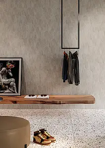 Mosaik, Optik beton,andere steine, Farbe graue, Glasiertes Feinsteinzeug, 36.1x57.6 cm, Oberfläche matte