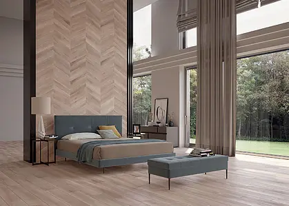 Background tile, Effect wood, Color beige, Glazed porcelain stoneware, 20x120 cm, Finish matte