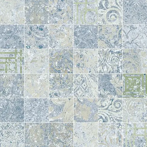 BOHEMIAN BLUE NAT MOS 5X5 Aparici Bohemian
