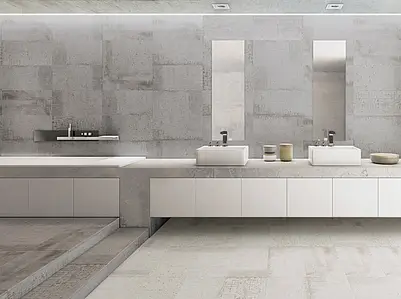 Bakgrundskakel, Textur betong, Färg beige, Oglaserad granitkeramik, 29.75x59.55 cm, Yta halksäker