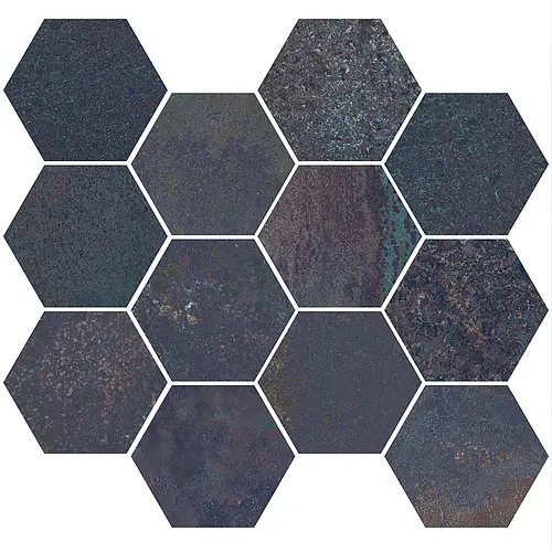 Ceramicas Aparici, Corten, CORTEN SAPPHIRE NAT MOS HEX