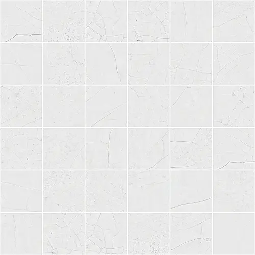Ceramicas Aparici, Cracked, CRACKED WHITE NAT MOS 5X5
