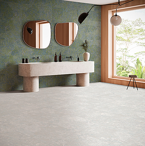 Background tile, Color grey, Glazed porcelain stoneware, 59.55x59.55 cm, Finish antislip