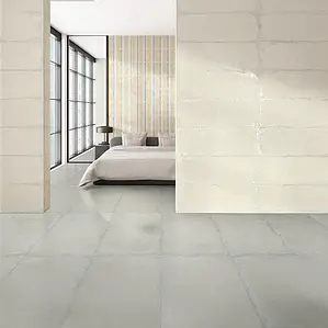 Grundflise, Effekt guld og ædelmetaller,beton, Farve grå, Glaseret porcelænsstentøj, 49.75x99.55 cm, Overflade skridsikker