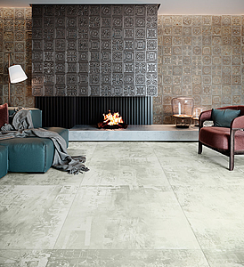 Gatsby Ceramic Tiles produced by Ceramicas Aparici, Style patchwork, Metal effect