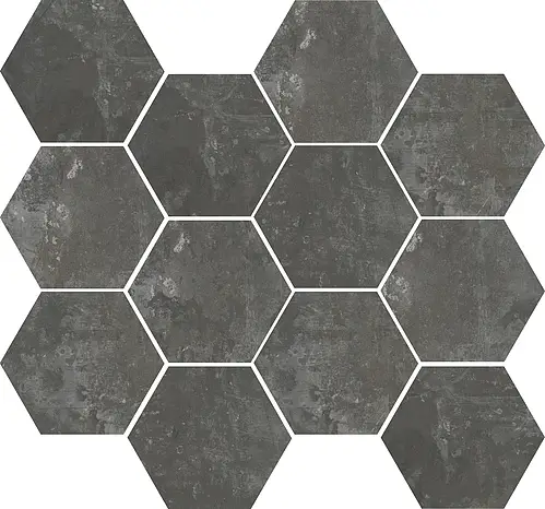 Ceramicas Aparici, Harlem, HARLEM ANTHRACITE NAT MOS HEX
