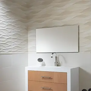 Background tile, Effect concrete, Color beige, Ceramics, 31.6x59.2 cm, Finish matte