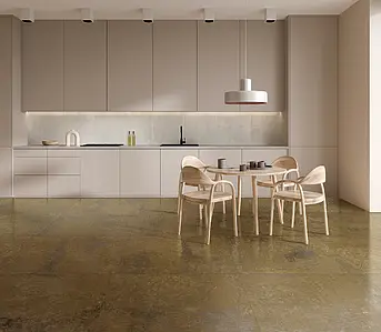 Background tile, Effect metal, Color grey,white, Glazed porcelain stoneware, 49.75x99.55 cm, Finish semi-polished