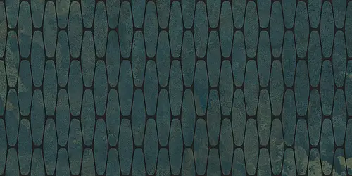 Ceramicas Aparici, Illusion, ILLUSION TURQUOISE STAMP LAP
