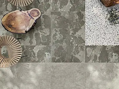 Carrelage, Effet autres types de pierre, Teinte multicolore, Grès cérame émaillé, 49.75x99.55 cm, Surface antidérapante