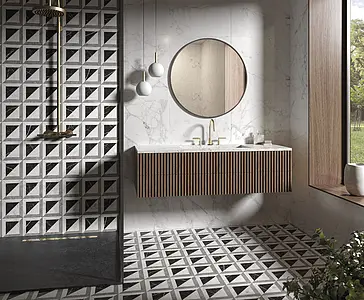 Background tile, Effect other marbles, Color multicolor, Glazed porcelain stoneware, 59.55x59.55 cm, Finish antislip