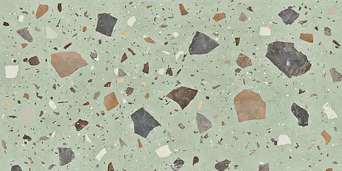 Ceramicas Aparici, Pebble, PEBBLE GREEN 2CM