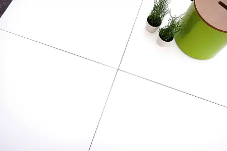 Background tile, Effect unicolor, Color white, Glazed porcelain stoneware, 50x100 cm, Finish matte