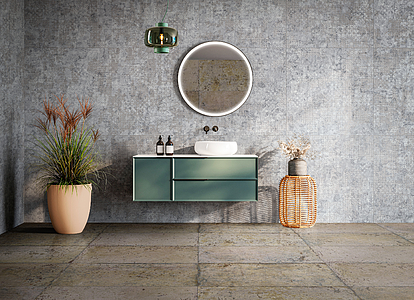 Background tile, Color grey, Glazed porcelain stoneware, 99.55x99.55 cm, Finish antislip