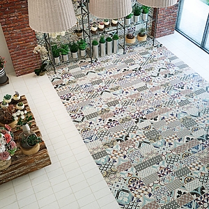 Керамическая плитка Sao Luis производства Ceramicas Aparici, Стиль пэчворк, имитация гидравлической плитки