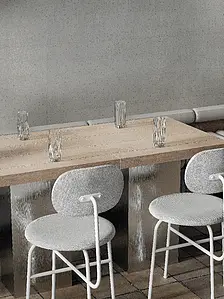 Background tile, Effect fabric, Color grey, Glazed porcelain stoneware, 49.75x99.55 cm, Finish antislip