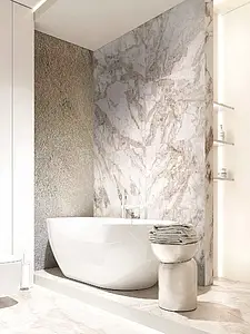 Background tile, Effect quartzite, Color beige, Glazed porcelain stoneware, 49.75x99.55 cm, Finish matte