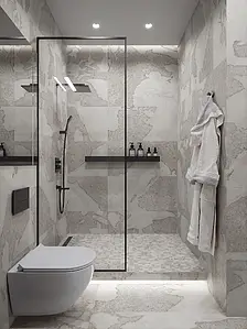 Background tile, Effect other marbles,other stones, Color grey, Glazed porcelain stoneware, 49.75x99.55 cm, Finish antislip