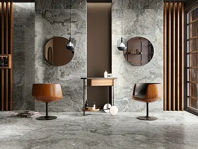 Background tile, Effect stone,agate, Color grey, Glazed porcelain stoneware, 90x90 cm, Finish semi-polished
