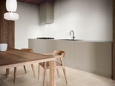 Background tile, Effect concrete, Color white, Style designer, Glazed porcelain stoneware, 20x20 cm, Finish matte