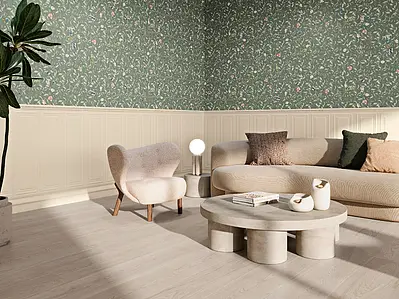 Background tile, Effect unicolor, Color beige, Style boiserie, Ceramics, 30x90 cm, Finish matte