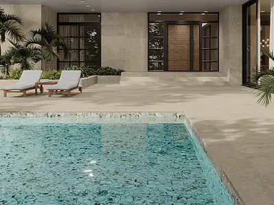 Background tile, Color green, Glazed porcelain stoneware, 15x15 cm, Finish glossy