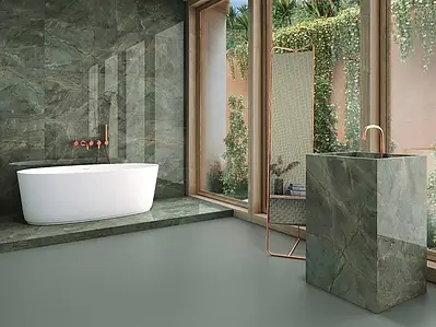 Background tile, Color green, Glazed porcelain stoneware, 60x120 cm, Finish matte