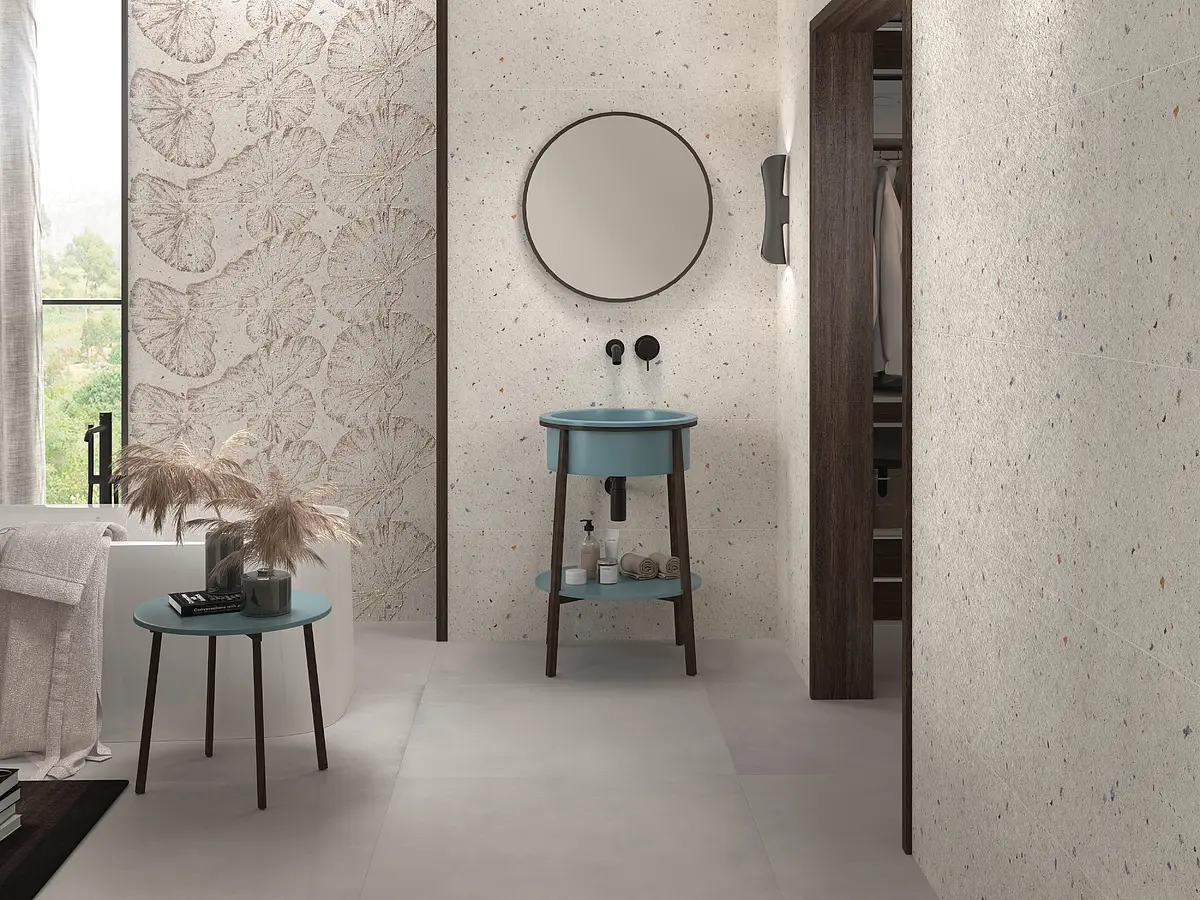 Decorative piece, Color beige, Ceramics, 40x120 cm, Finish matte