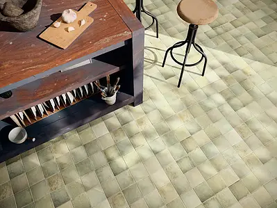 Carrelage, Teinte beige, Grès cérame émaillé, 11.5x11.5 cm, Surface mate
