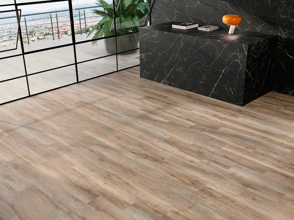 Background tile, Effect wood, Color brown, Glazed porcelain stoneware, 22x120 cm, Finish matte