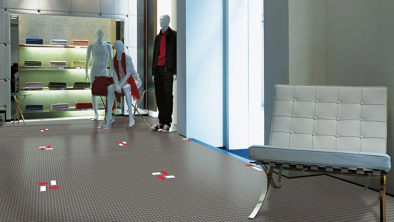 Mosaic tile, Color grey, Ceramics, 30x30 cm, Finish antislip