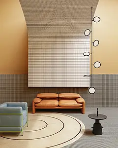 Mosaik, Textur enfärgad, Färg grå, Glaserad granitkeramik, 30x30 cm, Yta halksäker